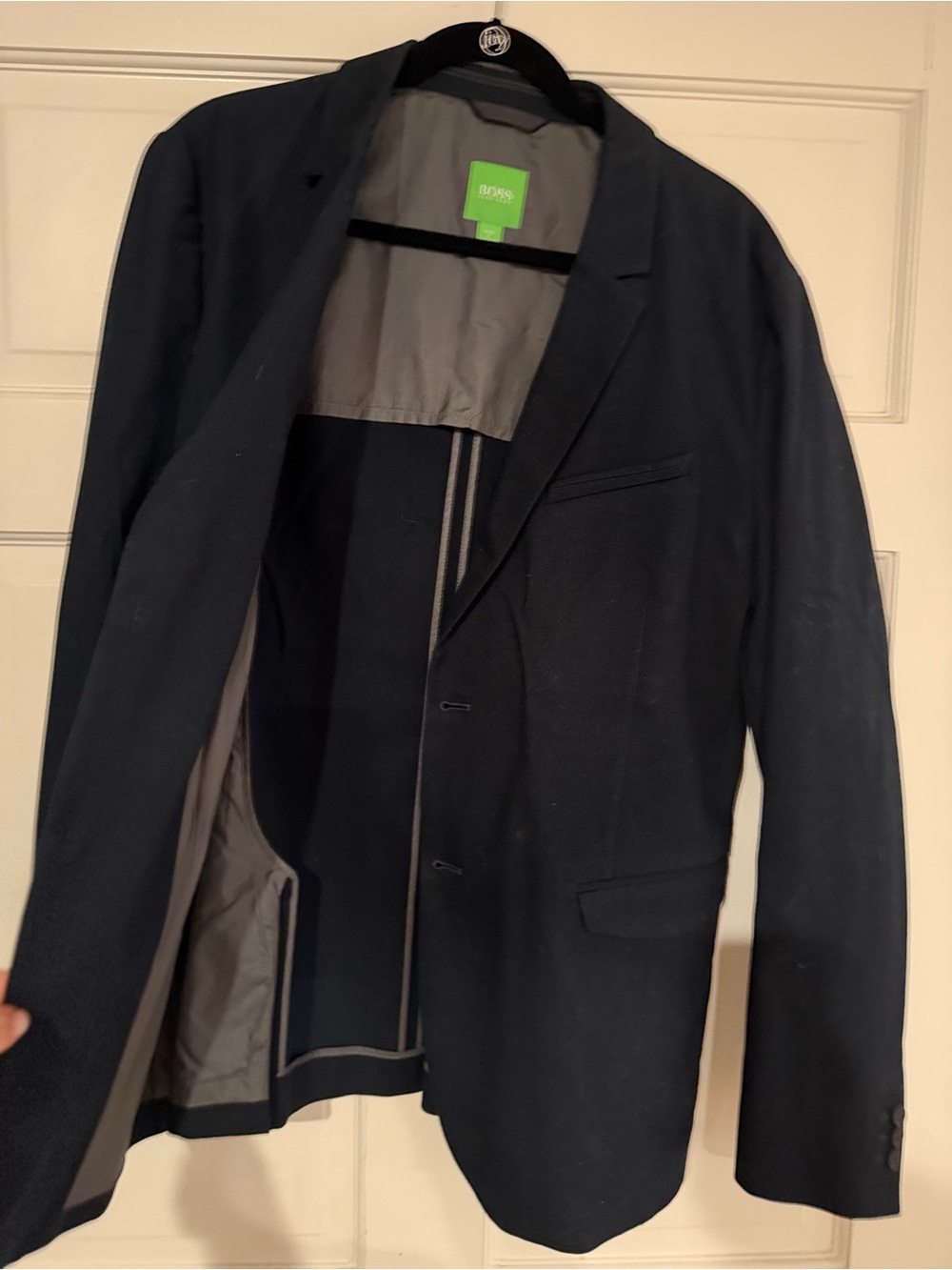 BOSS Hugo Boss Slim Fit Navy Blazer Size 42 R